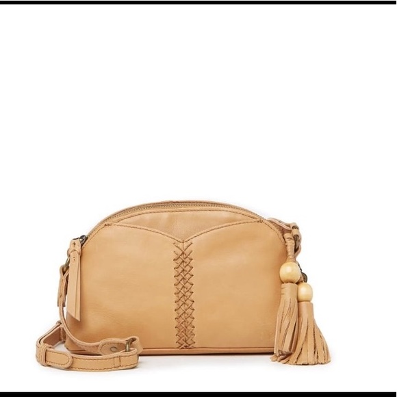 The Sak Tan Leather Laurel Canyon Crossbody Bag - Picture 1 of 13